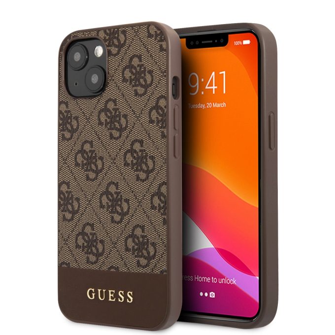 iPhone 13 ruda GUESS nugarėlė GUHCP13MG4GLBR