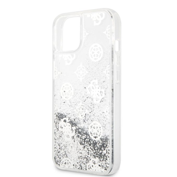 iPhone 13 sidabro sp. water GUESS nugarėlė GUHCP13MLGPESI