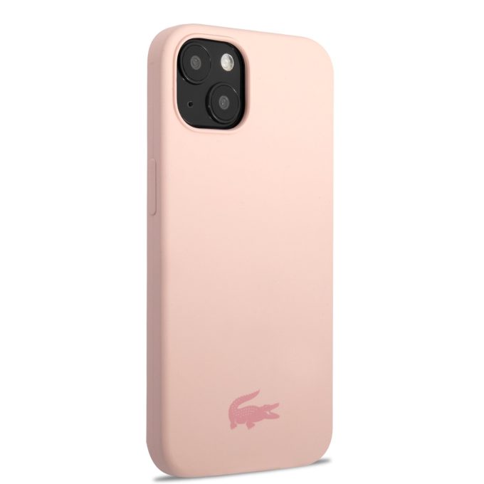 iPhone 13 šviesiai rožinė LACOSTE nugarėlė LCHCP13MSI