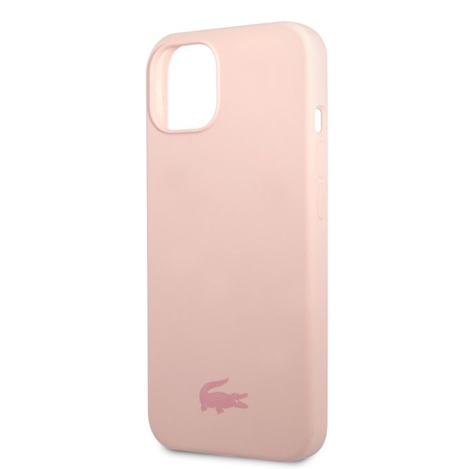 iPhone 13 šviesiai rožinė LACOSTE nugarėlė LCHCP13MSI