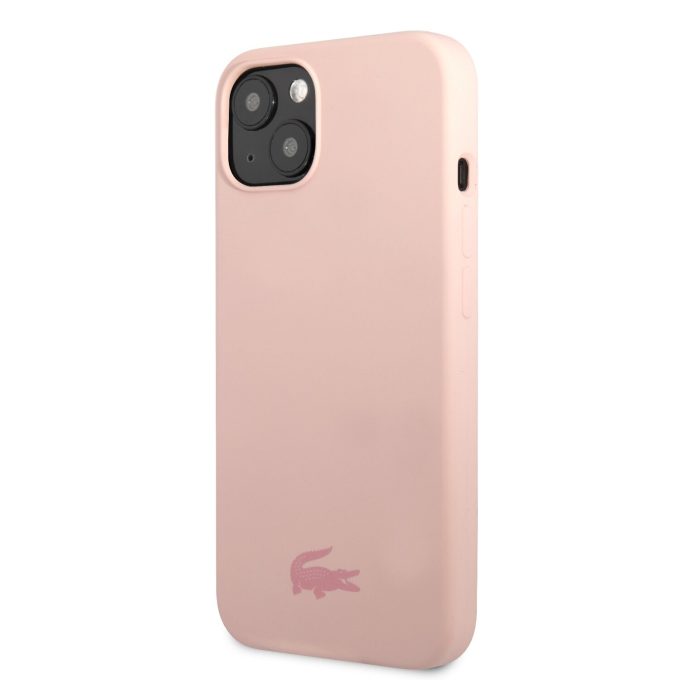 iPhone 13 šviesiai rožinė LACOSTE nugarėlė LCHCP13MSI