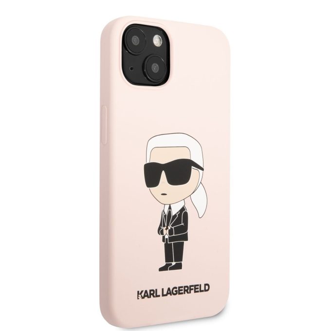 iPhone 13 šviesiai rožinė NFT KARL LAGERFELD nugarėlė