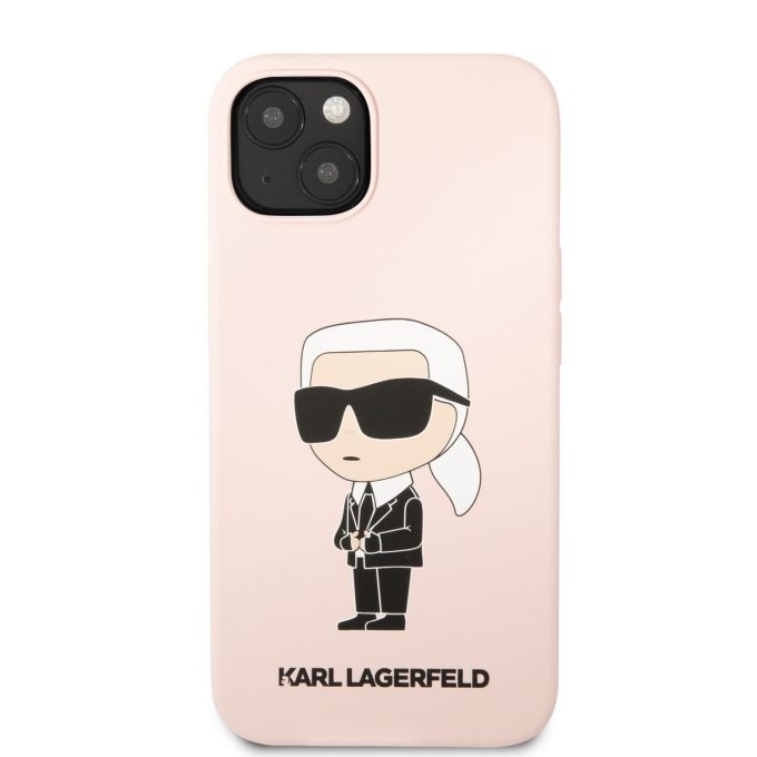 iPhone 13 šviesiai rožinė NFT KARL LAGERFELD nugarėlė