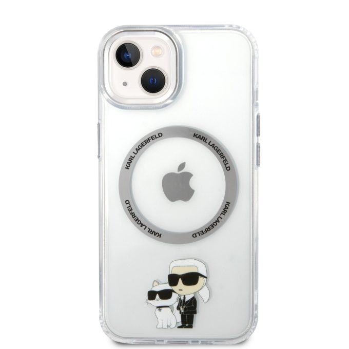 iPhone 13 transparent NFT Compatible Magsafe KARL LAGERFELD nugarėlė