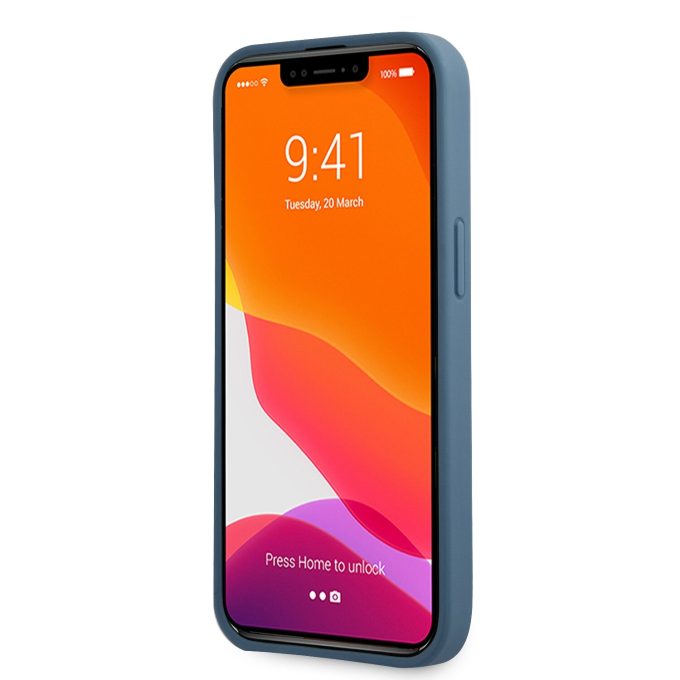 iPhone 13 žydra GUESS nugarėlė GUHCP13MG4GLBL