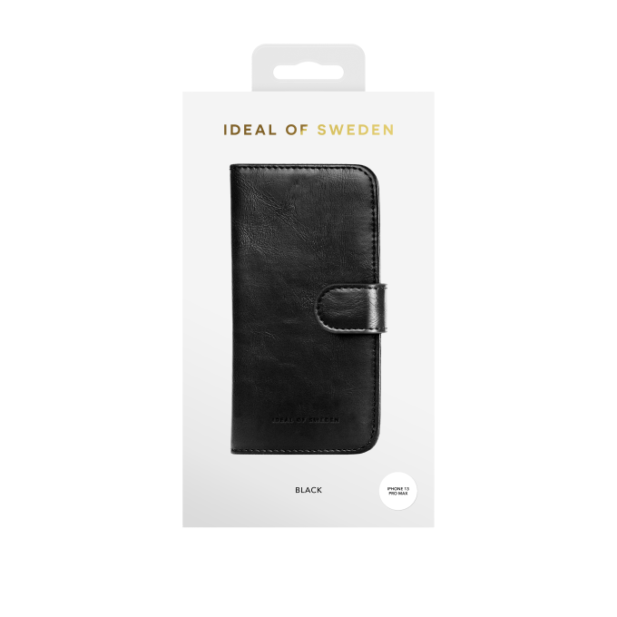 iPhone 13 PRO iDeal Of Sweden dėklas Magnet Wallet+ Black