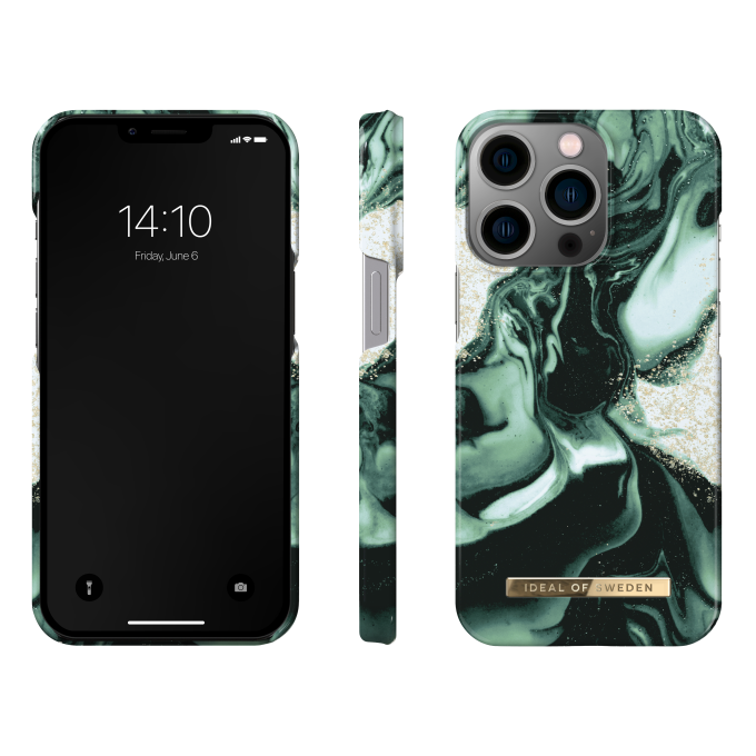 iPhone 13 PRO iDeal Of Sweden nugarėlė Golden Olive Marble