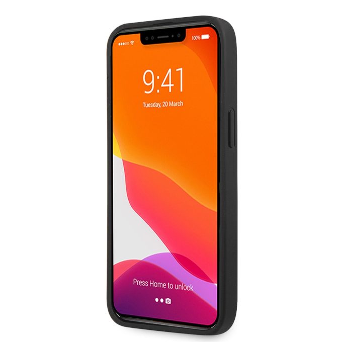 iPhone 13 PRO juoda KARL LAGERFELD nugarėlė KLHCP13LPKMK