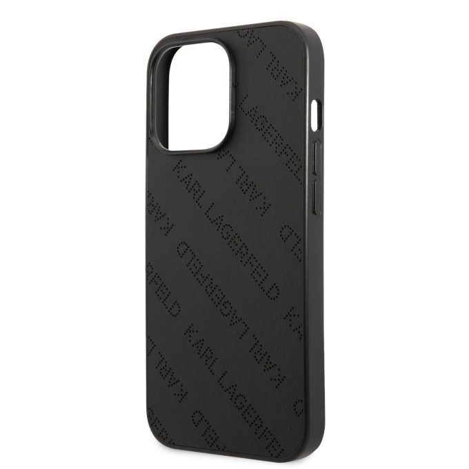 iPhone 13 PRO juoda KARL LAGERFELD nugarėlė KLHCP13LPTLK