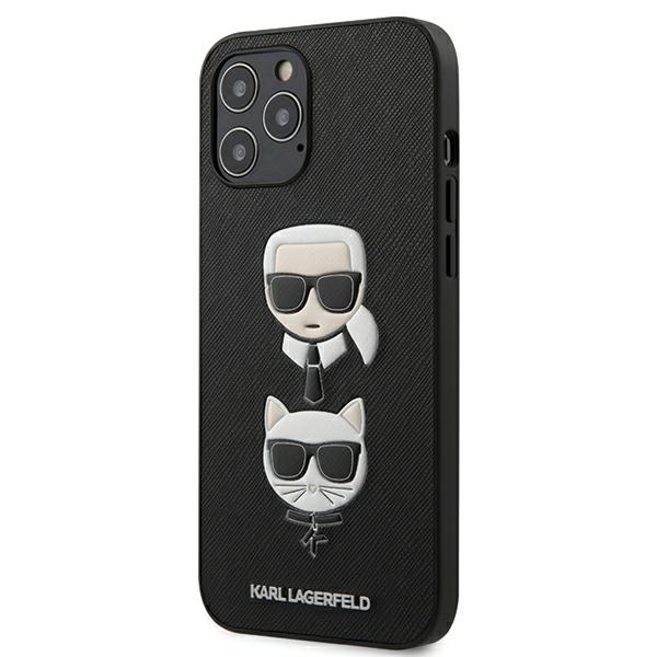 iPhone 13 PRO juoda KARL LAGERFELD nugarėlė KLHCP13LSAKICKCBK