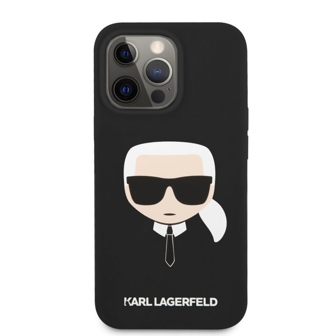 iPhone 13 PRO juoda KARL LAGERFELD nugarėlė KLHCP13LSLKHBK