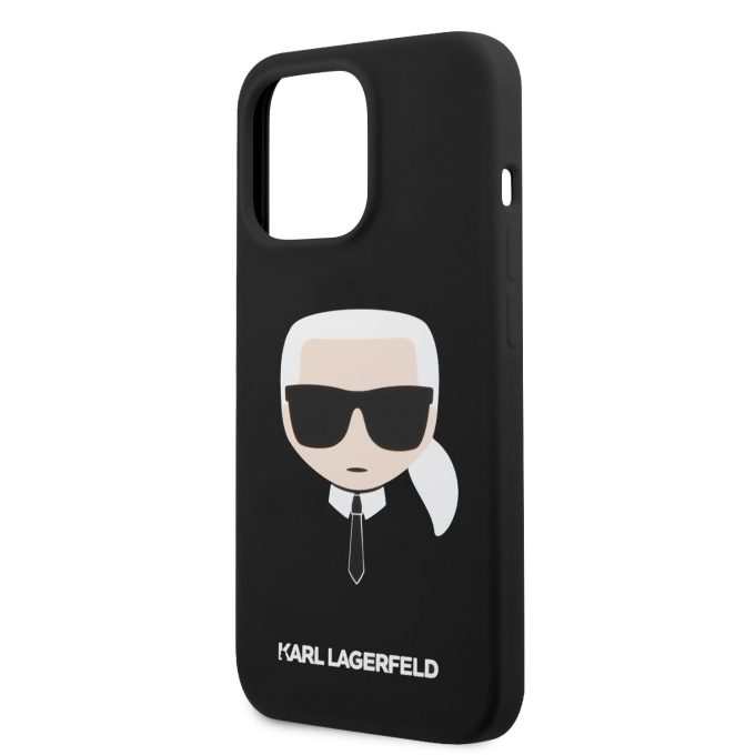 iPhone 13 PRO juoda KARL LAGERFELD nugarėlė KLHCP13LSLKHBK