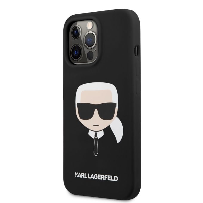 iPhone 13 PRO juoda KARL LAGERFELD nugarėlė KLHCP13LSLKHBK