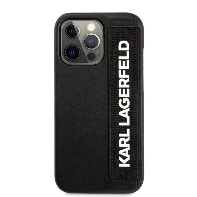 iPhone 13 PRO juoda KARL LAGERFELD nugarėlė KLHCP13LSTKLBK