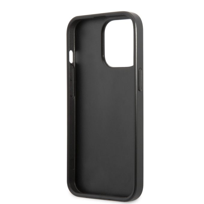 iPhone 13 PRO juoda+multi. KARL LAGERFELD nugarėlė KLHCP13LTUOK