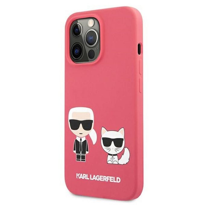 iPhone 13 PRO koralo spalvos KARL LAGERFELD nugarėlė KLHCP13LSSKCP