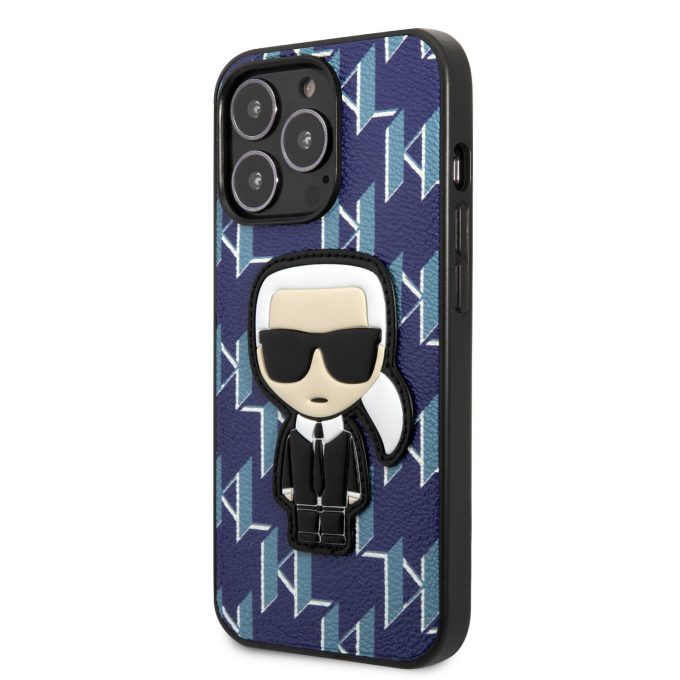 iPhone 13 PRO mėlyna KARL LAGERFELD nugarėlė KLHCP13LPMNIKBL