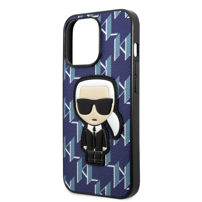 iPhone 13 PRO mėlyna KARL LAGERFELD nugarėlė KLHCP13LPMNIKBL