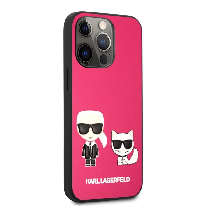 iPhone 13 PRO rožinė KARL LAGERFELD nugarėlė KLHCP13LPCUSKCP
