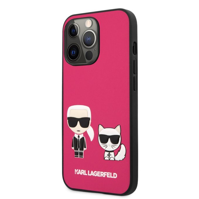 iPhone 13 PRO rožinė KARL LAGERFELD nugarėlė KLHCP13LPCUSKCP