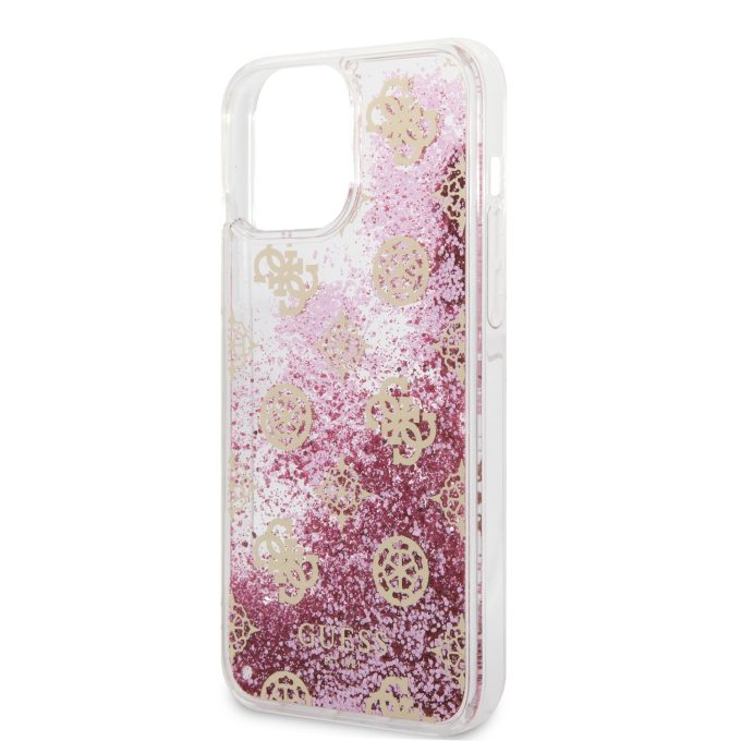 iPhone 13 PRO rožinė water GUESS nugarėlė GUHCP13LLGPEPI
