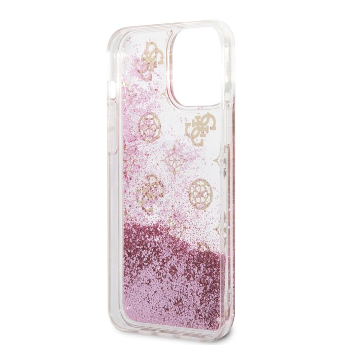 iPhone 13 PRO rožinė water GUESS nugarėlė GUHCP13LLGPEPI