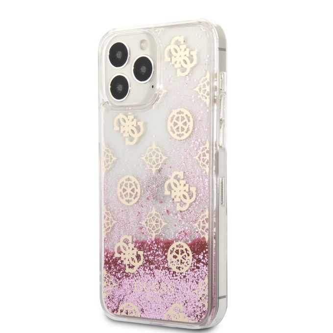 iPhone 13 PRO rožinė water GUESS nugarėlė GUHCP13LLGPEPI