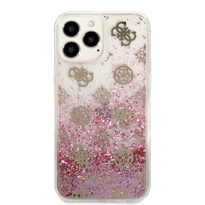 iPhone 13 PRO rožinė water GUESS nugarėlė GUHCP13LLGPEPI