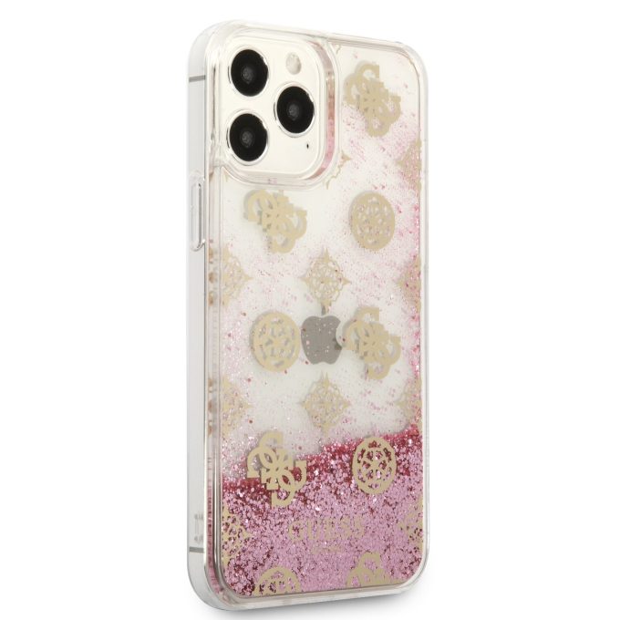 iPhone 13 PRO rožinė water GUESS nugarėlė GUHCP13LLGPEPI