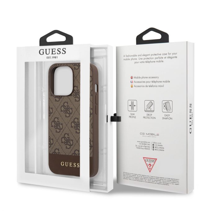 iPhone 13 PRO ruda GUESS nugarėlė GUHCP13LG4GLBR