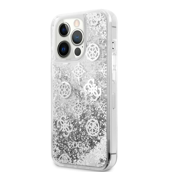 iPhone 13 PRO sidabro sp. water GUESS nugarėlė GUHCP13LLGPESI