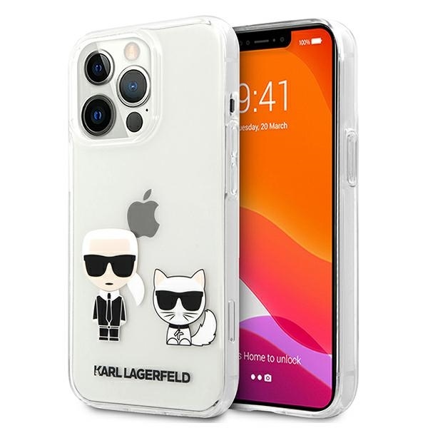 iPhone 13 PRO skaidri KARL LAGERFELD nugarėlė KLHCP13LCKTR