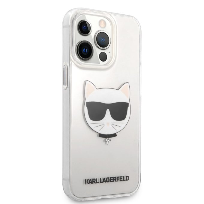 iPhone 13 PRO skaidri KARL LAGERFELD nugarėlė KLHCP13LCTR