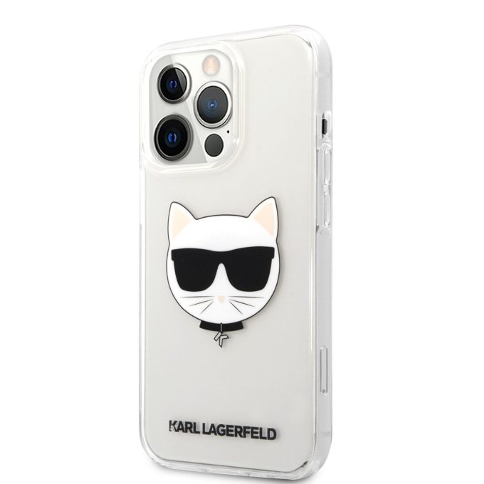 iPhone 13 PRO skaidri KARL LAGERFELD nugarėlė KLHCP13LCTR
