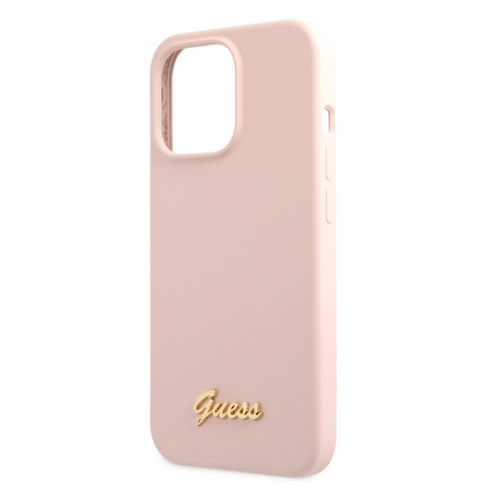 iPhone 13 PRO šv. rožinė GUESS nugarėlė GUHCP13LLSLMGLP