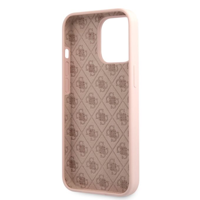 iPhone 13 PRO šv. rožinė GUESS nugarėlė GUHCP13LLSLMGLP