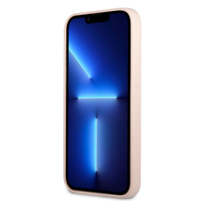 iPhone 13 PRO šviesiai rožinė GUESS nugarėlė GUHCP13LS4LP