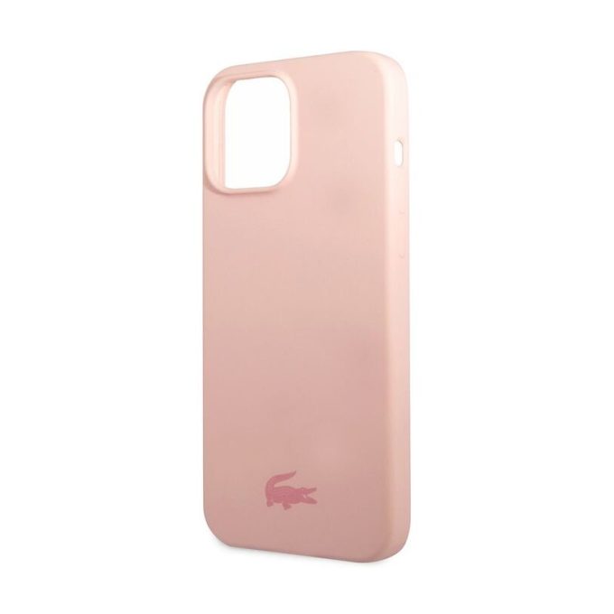 iPhone 13 PRO šviesiai rožinė LACOSTE nugarėlė LCHCP13LSI