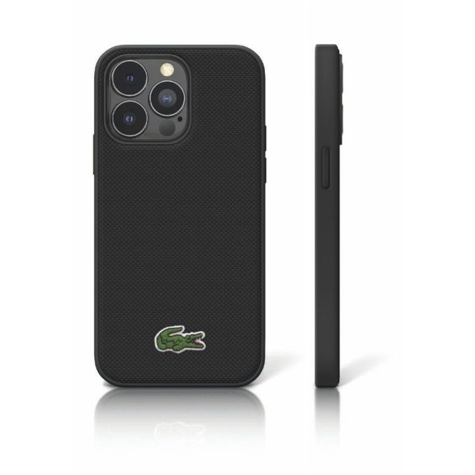 iPhone 14 / 13 juoda LACOSTE nugarėlė LCHCP14SPVCK