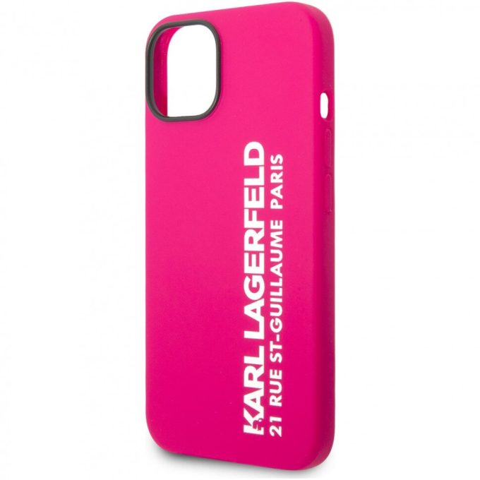 iPhone 14/13 neo rožinė KARL LAGERFELD nugarėlė KLHCP14SSRSGVTF