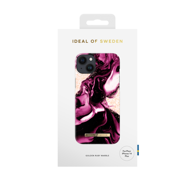 iPhone 14 PLUS iDeal Of Sweden nugarėlė Golden Ruby