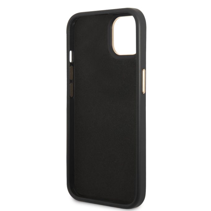 iPhone 14 PLUS juoda GUESS nugarėlė GUHCP14MHGCRHK