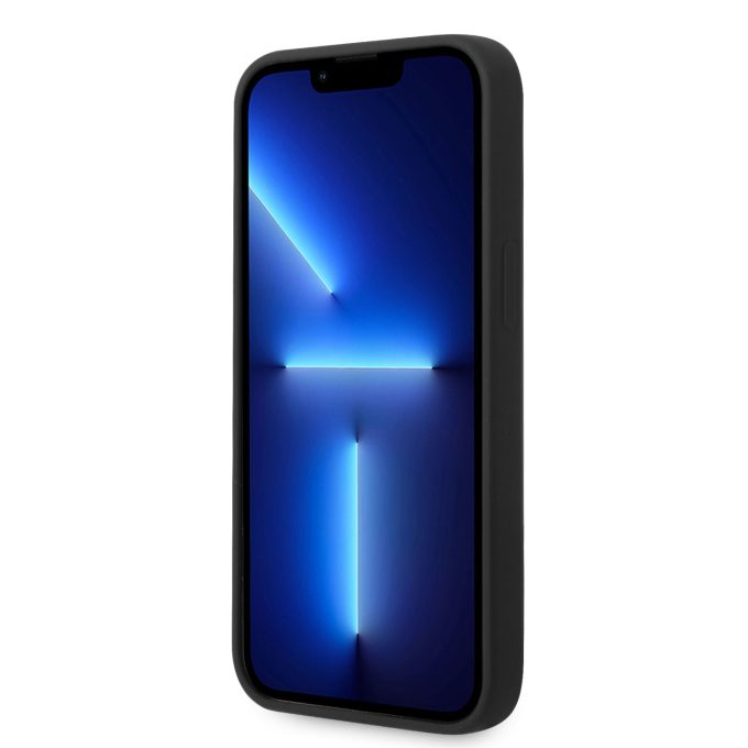 iPhone 14 PLUS juoda GUESS nugarėlė GUHCP14MSLSMK