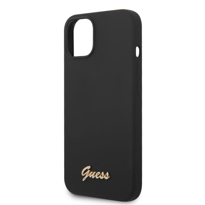iPhone 14 PLUS juoda GUESS nugarėlė GUHCP14MSLSMK