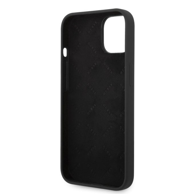 iPhone 14 PLUS juoda GUESS nugarėlė GUHCP14MSLSMK