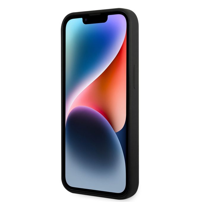 iPhone 14 PLUS juoda KARL LAGERFELD nugarėlė KLHCP14MSRSGRCK