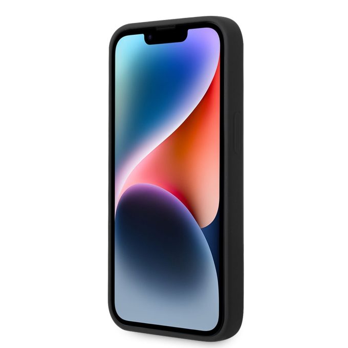 iPhone 14 PLUS juoda KARL LAGERFELD nugarėlė KLHCP14MSRSGVTK