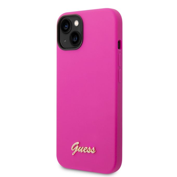 iPhone 14 PLUS neo rožinė GUESS nugarėlė GUHCP14MSLSMF
