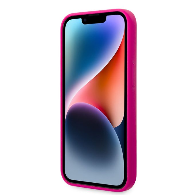 iPhone 14 PLUS neo rožinė KARL LAGERFELD nugarėlė KLHCP14MSRSGVTF