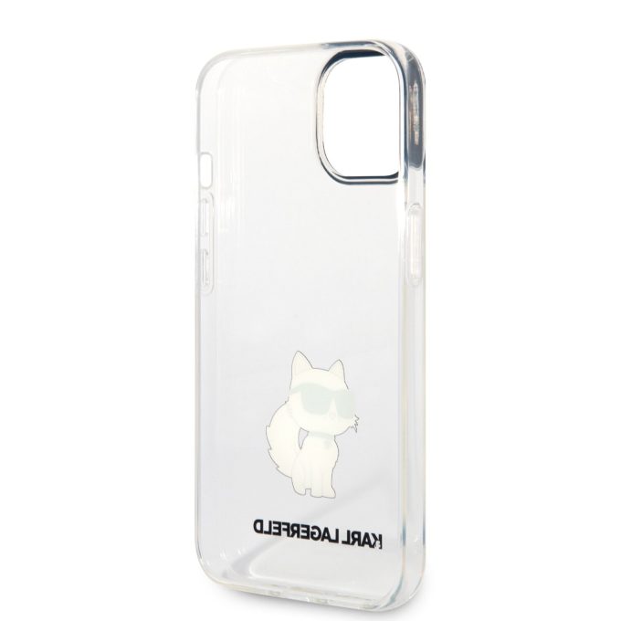 iPhone 14 PLUS transparent NFT IML KARL LAGERFELD nugarėlė